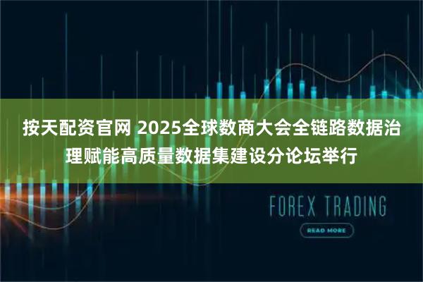 按天配资官网 2025全球数商大会全链路数据治理赋能高质量数据集建设分论坛举行